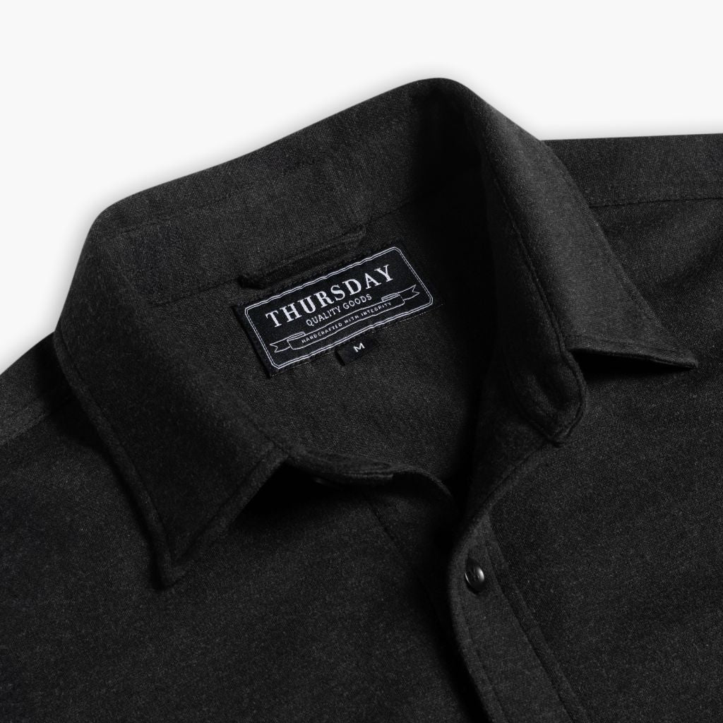 Everyday Button-Down Shirt | Black (Two Pocket) - Image 4