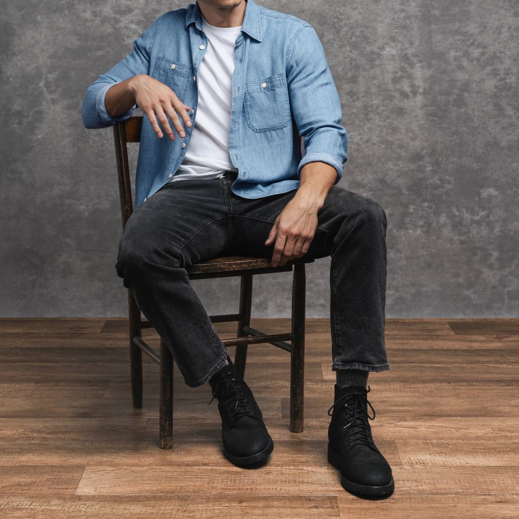 Chambray Workshirt | Vintage Indigo - Image 8