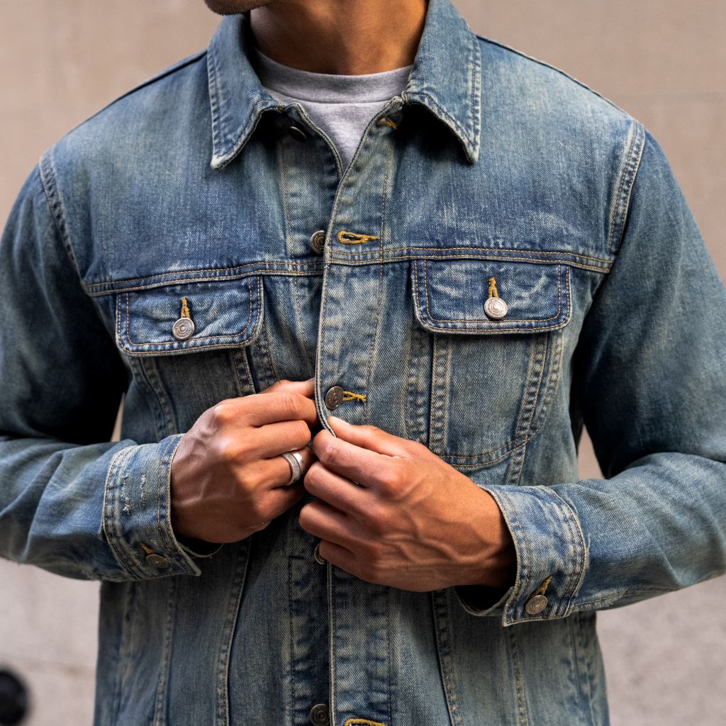 Denim Trucker Jacket | Medium Wash - Image 2